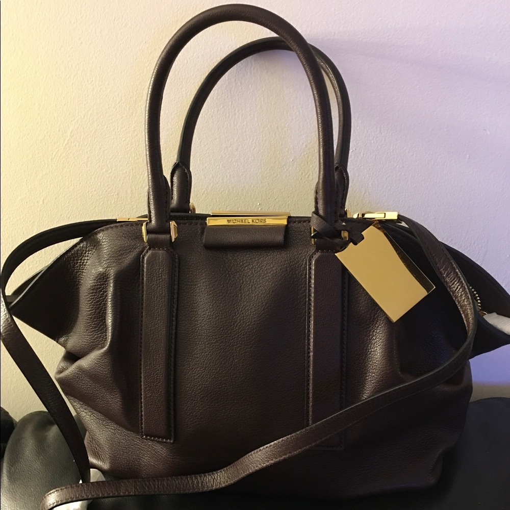 ⭐️NWT !! Michael Kors Collection Lexi Satchel !!⭐️ - Picture 1 of 8